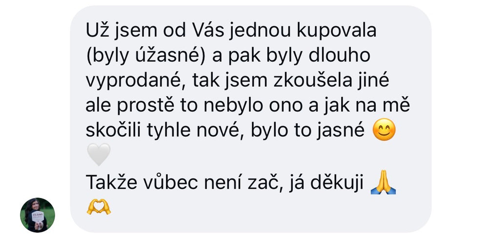 Zpráva zákaznice o zkušenosti s VANLASHES